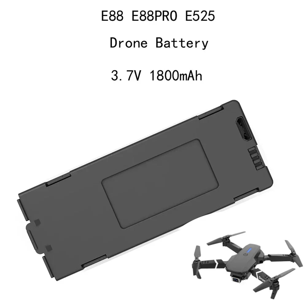 Baterias para Drone e88 e outros 3.7V 1800mAh